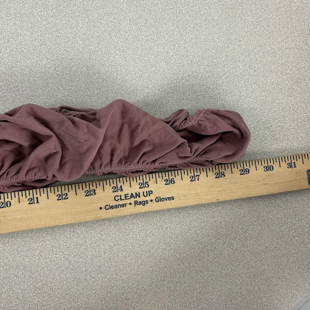 Lululemon Gathered Together Leggings Size 2 Mauve Ruched‎ Sheer High Rise